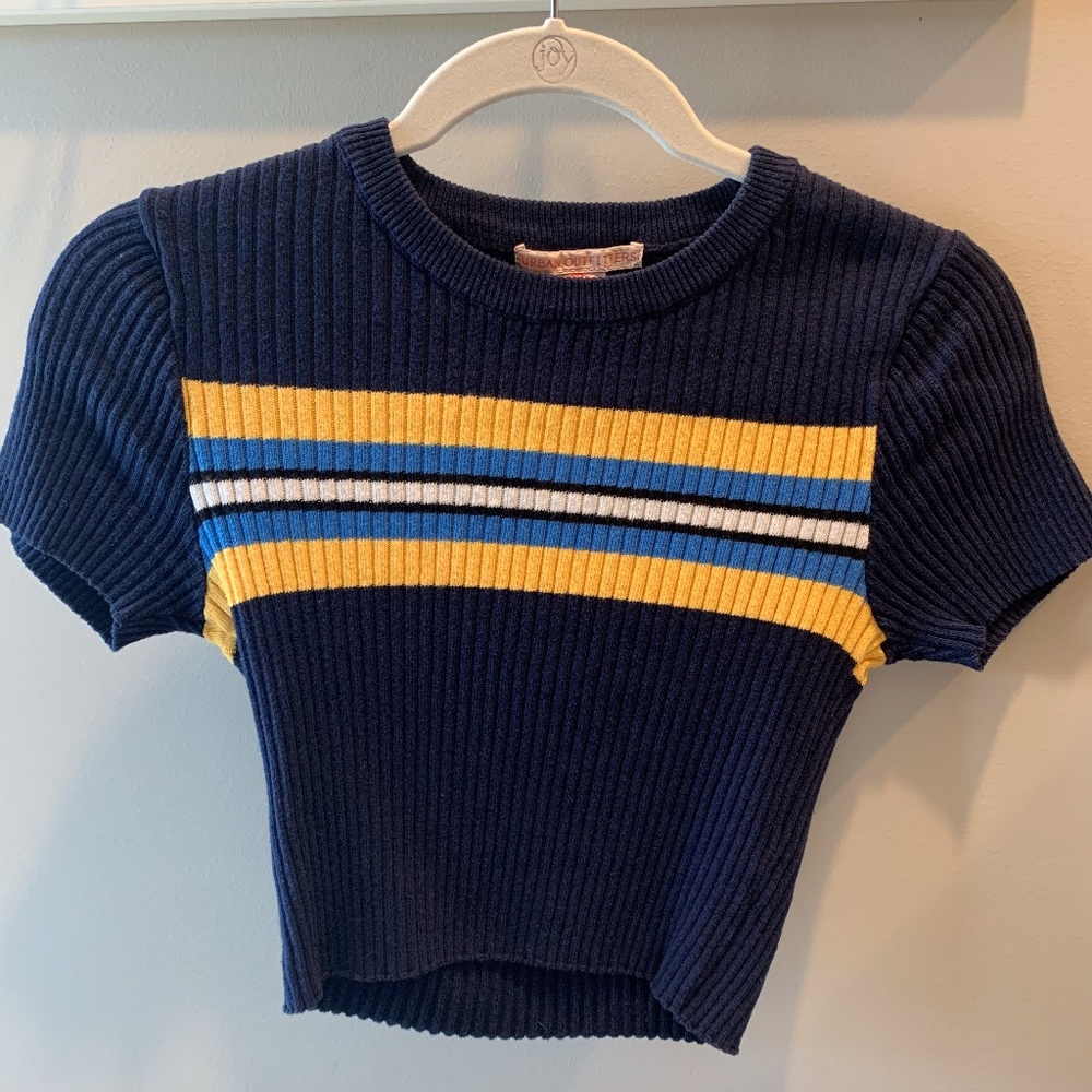 Urban Outfitters sweater material crop top